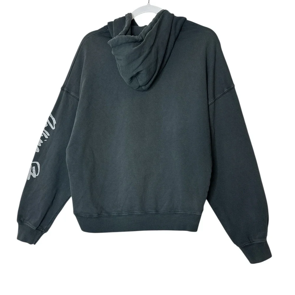 Free People DAYDREAMER X REVOLVE‎ Flocked Rolling Stones Hoodie Sweatshirt XS - Picture 3 of 10
